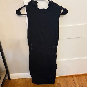 Lulu's Elegant Black mini Dress